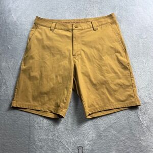 Rhone Commuter Shorts Mens 32 Mustard Tan Gold Stretch Performance 100273 FA21